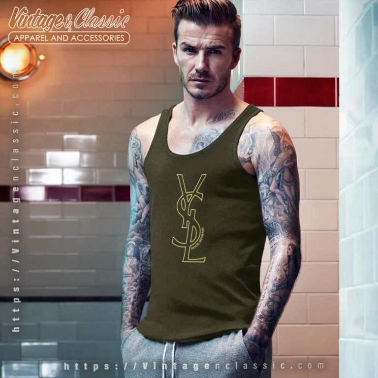 90s Vintage Yves Saint Laurent Ysl Tank Top Racerback 90s Vintage Yves Saint Laurent Ysl Tank Top Racerback