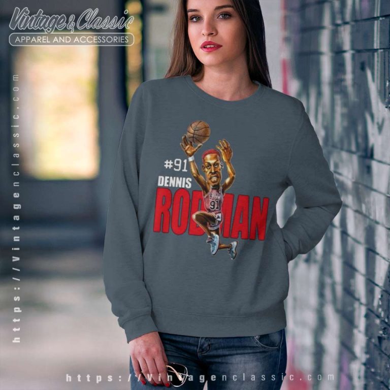 91 Dennis Rodman Nba Chicago Bulls Sweatshirt 91 Dennis Rodman Nba Chicago Bulls Sweatshirt
