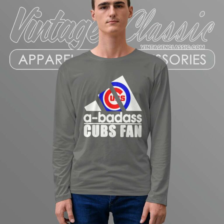 A Badass Chicago Cubs Long Sleeve Tee A Badass Chicago Cubs Long Sleeve Tee