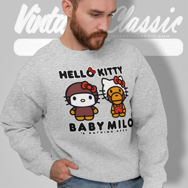 A Bathing Ape Bape X Sanrio Hello Kitty Sweatshirt A Bathing Ape Bape X Sanrio Hello Kitty Sweatshirt