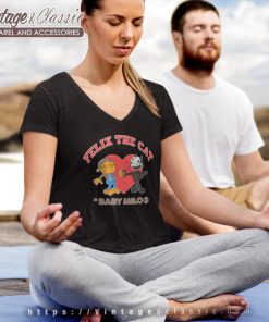 A Bathing Ape X Felix The Cat V Neck TShirt