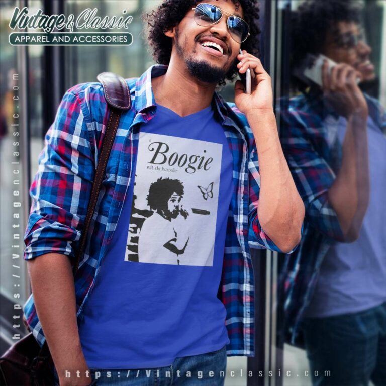 A Boogie Wit Da Hoodie Me Vs Myself Album V Neck TShirt A Boogie Wit Da Hoodie Me Vs Myself Album V Neck TShirt