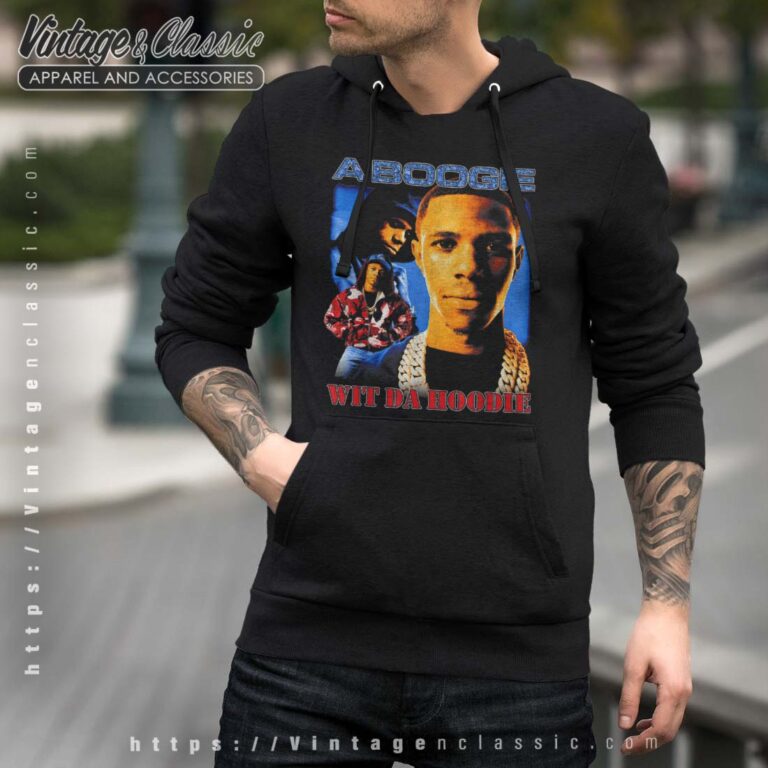 A Boogie Wit da Hoodie Collage Black Hoodie A Boogie Wit da Hoodie Collage Black Hoodie