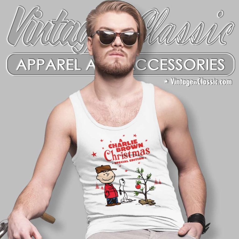 A Charlie Brown Christmas Special Edition Tank Top Racerback A Charlie Brown Christmas Special Edition Tank Top Racerback