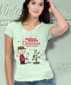 A Charlie Brown Christmas Special Edition V Neck TShirt