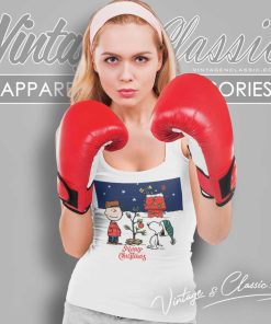 A Charlie Brown Snoopy Christmas Tank Top Racerback
