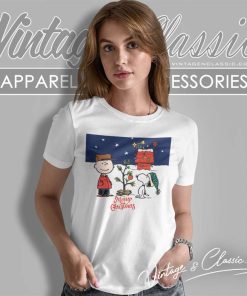 A Charlie Brown Snoopy Christmas Women TShirt