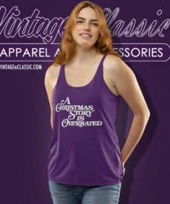 A Christmas Story Is Overrated Tank Top Racerback