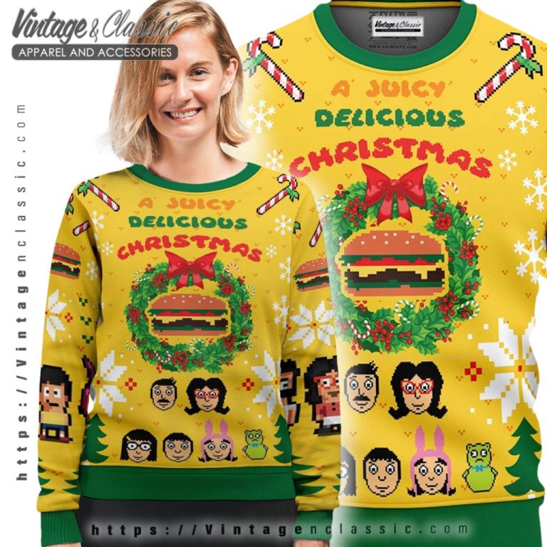A Juicy Delicious Christmas Ugly Christmas Sweater Ugly Sweater shirt A Juicy Delicious Christmas Ugly Christmas Sweater Ugly Sweater shirt