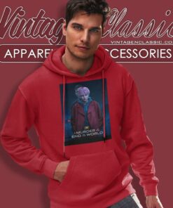 A Murder At The End Of The World Poster Hoodie