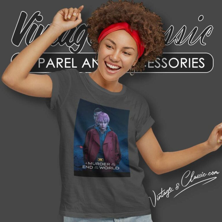 A Murder At The End Of The World Poster Women TShirt A Murder At The End Of The World Poster Women TShirt