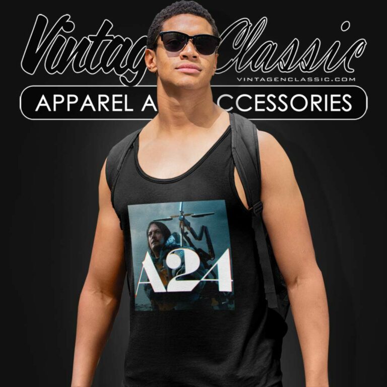 A24 Death Stranding Movie Tank Top Racerback A24 Death Stranding Movie Tank Top Racerback