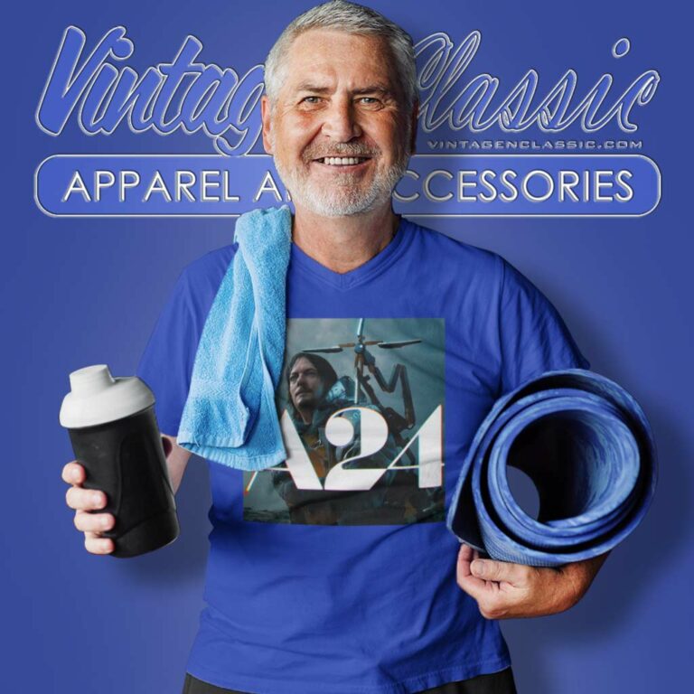 A24 Death Stranding Movie V Neck TShirt A24 Death Stranding Movie V Neck TShirt