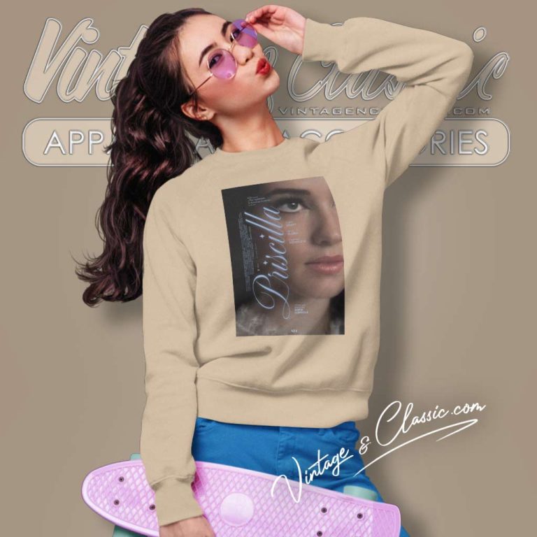 A24 Priscilla Sofia Coppola Poster Sweatshirt A24 Priscilla Sofia Coppola Poster Sweatshirt