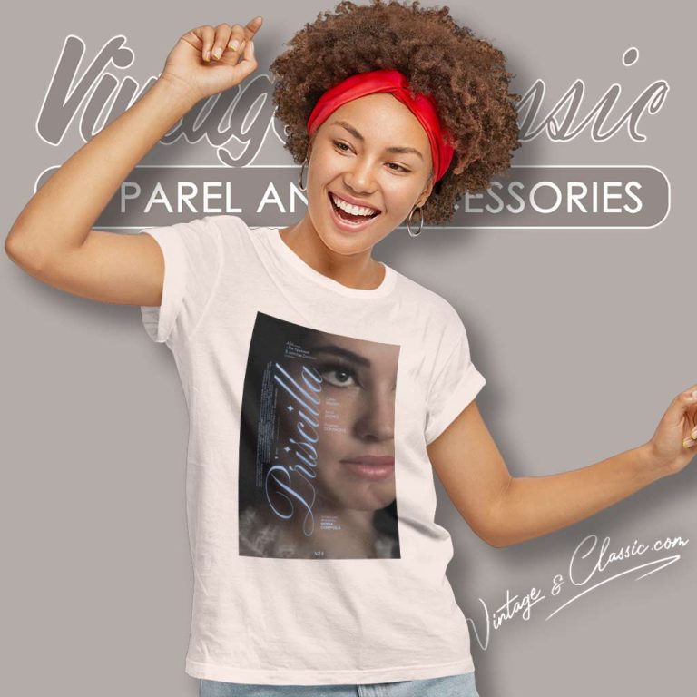 A24 Priscilla Sofia Coppola Poster Women TShirt A24 Priscilla Sofia Coppola Poster Women TShirt