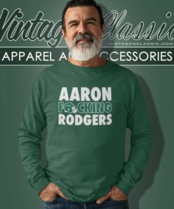 Aaron Fucking Rodgers New York Jets Long Sleeve Tee