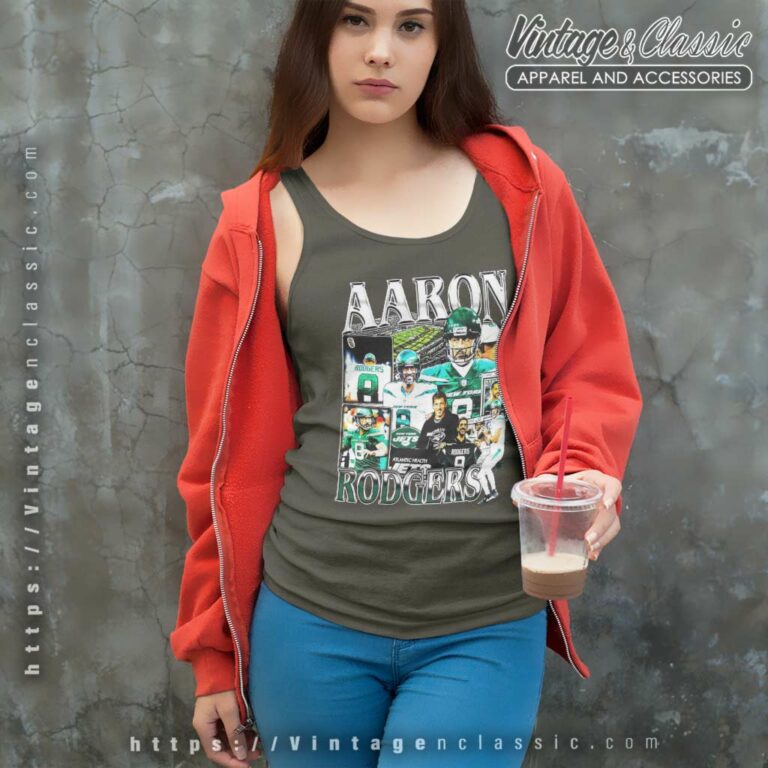 Aaron Rodgers Mlb New York Jets Tank Top Racerback Aaron Rodgers Mlb New York Jets Tank Top Racerback
