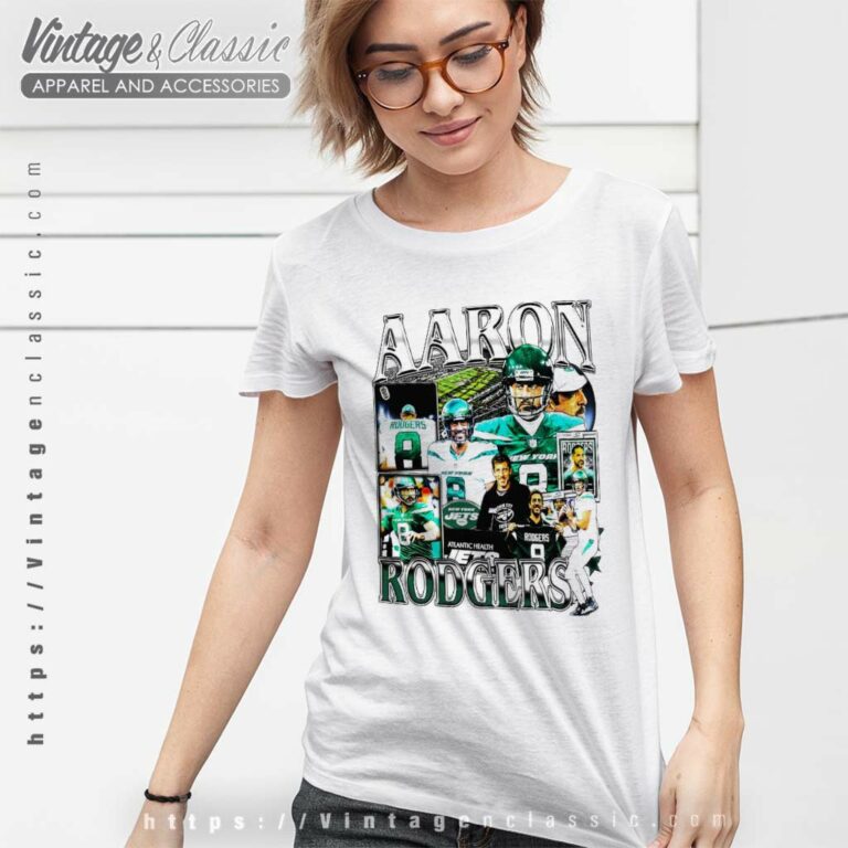 Aaron Rodgers Mlb New York Jets Women TShirt Aaron Rodgers Mlb New York Jets Women TShirt