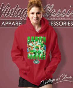 Aaron Rodgers Ny Jets Logo Green Hoodie