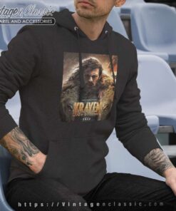 Aaron Taylor Johnson Kraven The Hunter Movie Hoodie