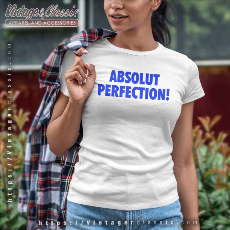Absolut Perfection Vodka Promo Women TShirt Absolut Perfection Vodka Promo Women TShirt