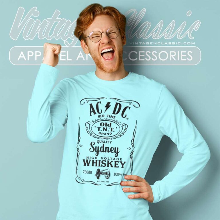Ac Dc Band Sydney Whiskey Long Sleeve Tee Ac Dc Band Sydney Whiskey Long Sleeve Tee
