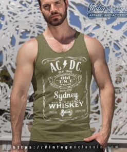 Ac Dc Band Sydney Whiskey Tank Top Racerback