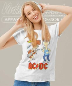 Ac Dc Beavis And Butthead Women TShirt