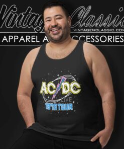 Acdc 1978 Live Tour Tank Top Racerback