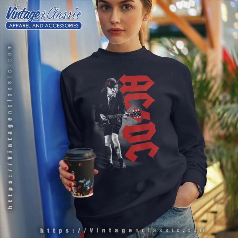 Acdc Angus Rockin Sweatshirt 1 Acdc Angus Rockin Sweatshirt 1