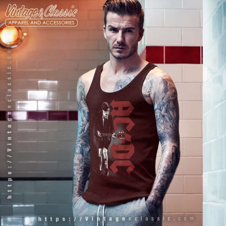 Acdc Angus Rockin Tank Top Racerback 1 Acdc Angus Rockin Tank Top Racerback 1