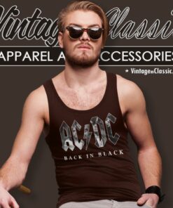 Acdc Back In Black Tank Top Racerback