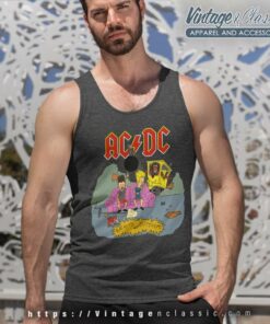 Acdc Beavis And Butt Head Ballbreaker Tour Tank Top Racerback
