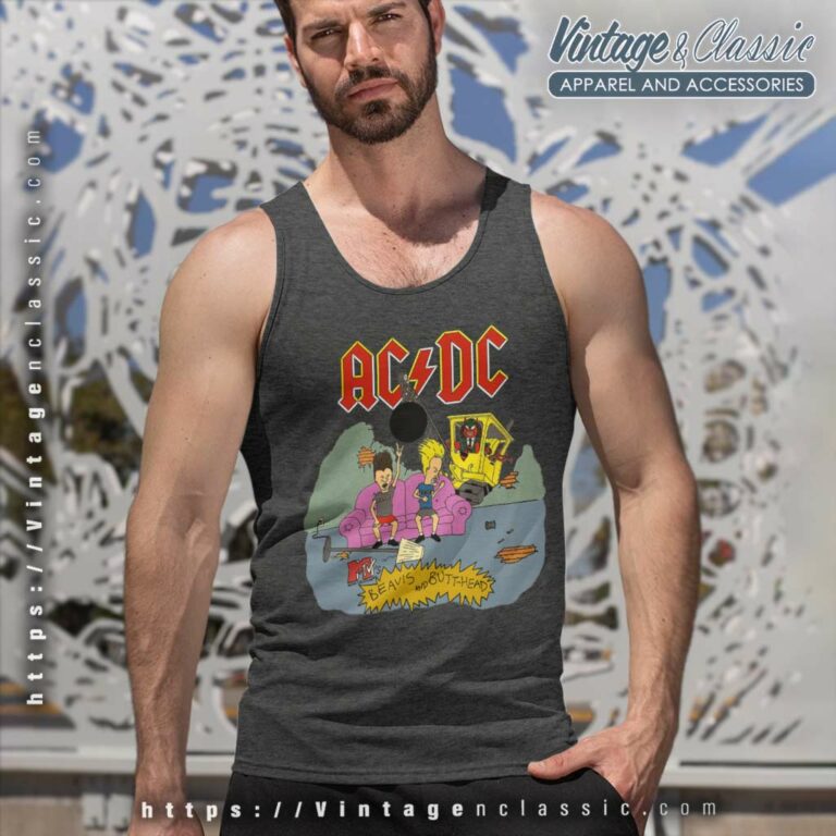 Acdc Beavis And Butt Head Ballbreaker Tour Tank Top Racerback Acdc Beavis And Butt Head Ballbreaker Tour Tank Top Racerback