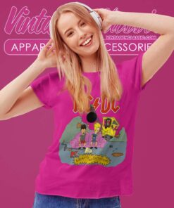 Acdc Beavis And Butt Head Ballbreaker Tour Women TShirt