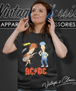 Acdc Beavis And Butthead Shirt 6 Acdc Beavis And Butthead Women T Shirt