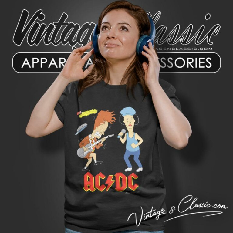 Acdc Beavis And Butthead Women T Shirt Acdc Beavis And Butthead Women T Shirt