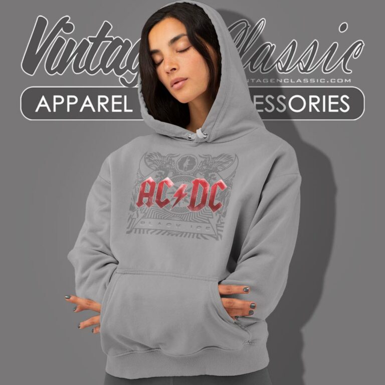 Acdc Black Ice Album Hoodie Acdc Black Ice Album Hoodie