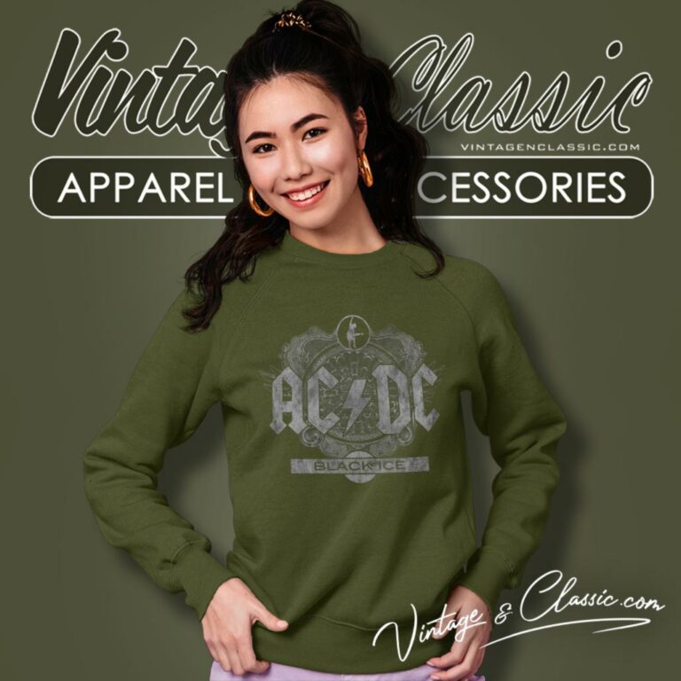 Acdc Black Ice Sweatshirt Acdc Black Ice Sweatshirt