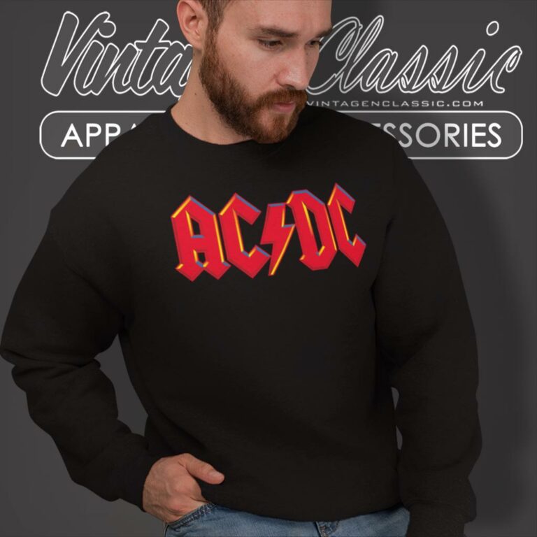 Acdc Classic Logo Sweatshirt Acdc Classic Logo Sweatshirt