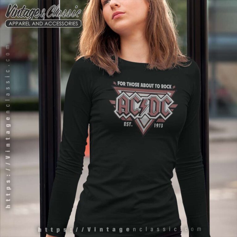 Acdc Est 1973 Long Sleeve Tee Acdc Est 1973 Long Sleeve Tee