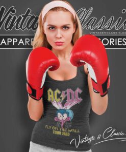 Acdc Fly Wall Euro Tour Tank Top Racerback