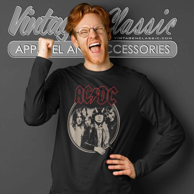 Acdc Framed Long Sleeve Tee Acdc Framed Long Sleeve Tee
