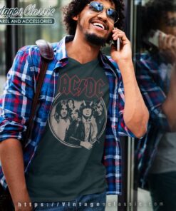 Acdc Framed V Neck TShirt