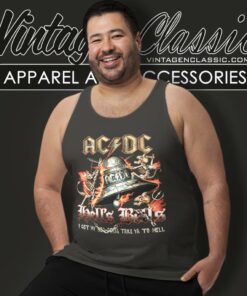 Acdc Hells Bells Tank Top Racerback