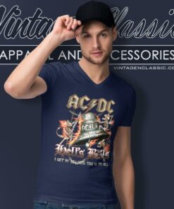 Acdc Hells Bells V Neck TShirt