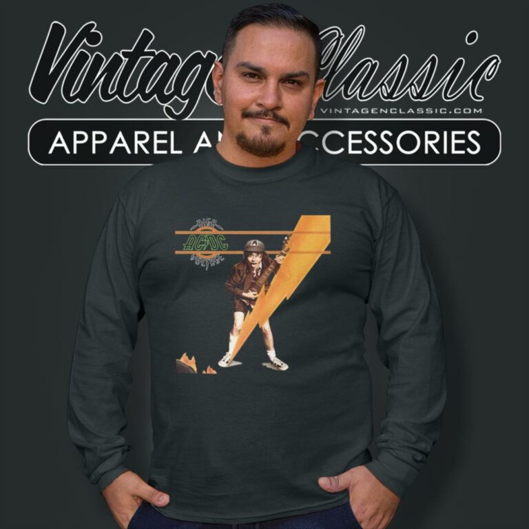 Acdc High Voltage Long Sleeve Tee Acdc High Voltage Long Sleeve Tee