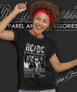 Acdc Highway To Hell Tour Women T Shirt