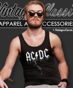 Acdc Lightning Tank Top Racerback