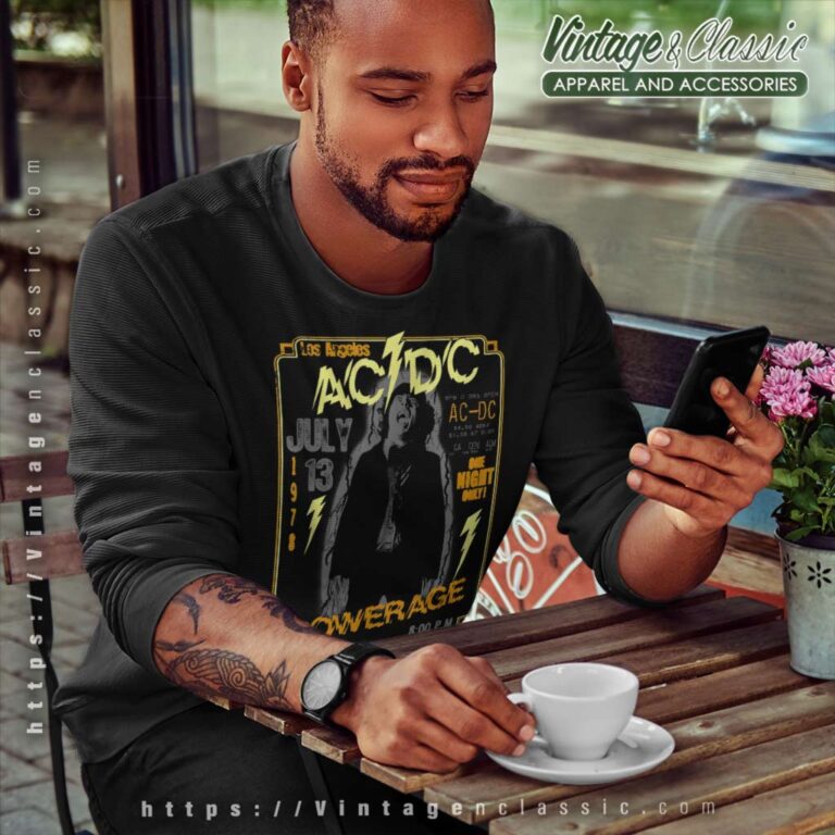 Acdc One Night Only Sweatshirt Acdc One Night Only Sweatshirt